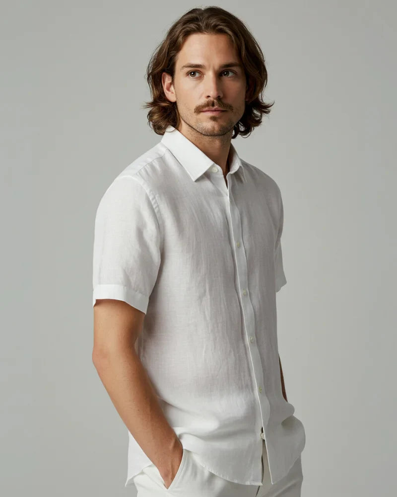 Toscana Linen Shirt Premium Morvan MV232